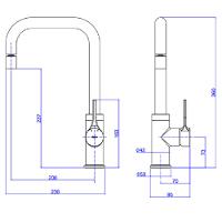 Torneira Misturador Cozinha Deca Start Mesa Cromada 2264.c - 2