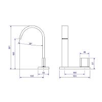 Torneira Lavatório com Chapa Para Deca Polo Gold 1191.gl33 - 3