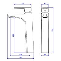 Torneira Misturador Lav. Deca Level Mesa B Alta 2885.gl26.rd - 2