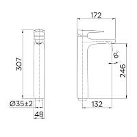 Torneira Misturador Lavatorio B. Alta Docol Lift Cr 00796106 - 3