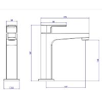 Torneira Lavatorio Mesa Deca Level Black Matte 1193.bl26.mt - 4