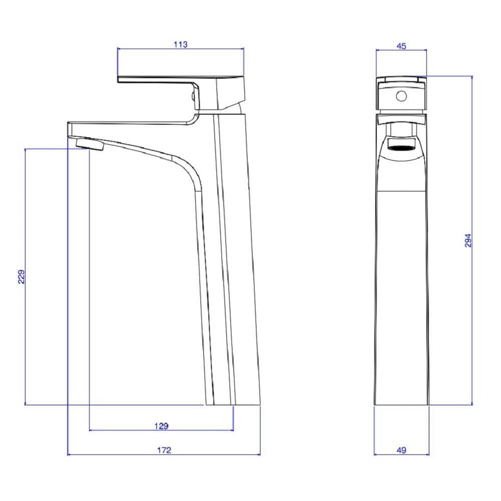 Torneira Misturador Deca Level Bica Alta Bl Mt 2885.bl26.mt - 4