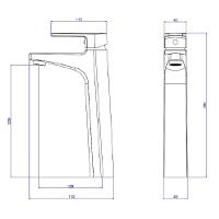 Torneira Misturador Deca Level Bica Alta Bl Mt 2885.bl26.mt