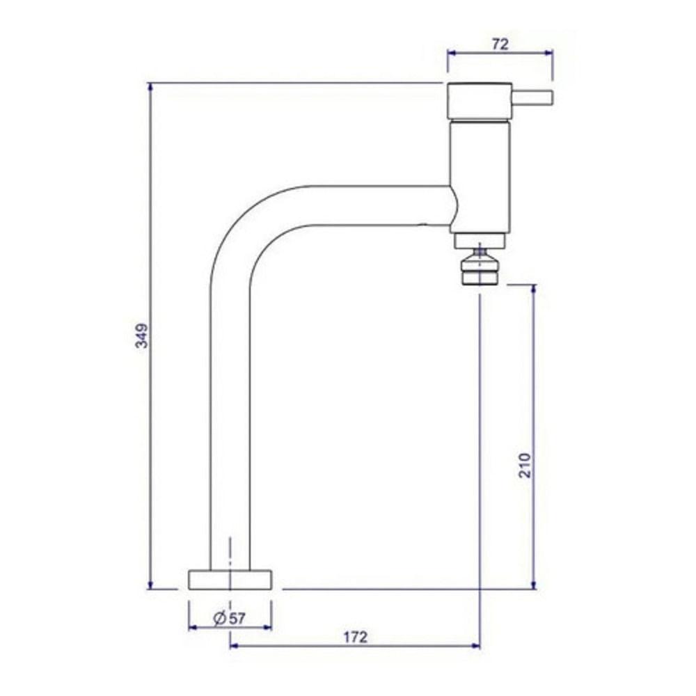 Torneira Misturador Cozinha Deca Link Me B. Movel 2256.c.lnk - 2