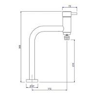 Torneira Misturador Cozinha Deca Link Me B. Movel 2256.c.lnk - 2