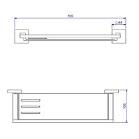Prateleira Em Resina Deca Clean Cromado 2030.c.cln - 3