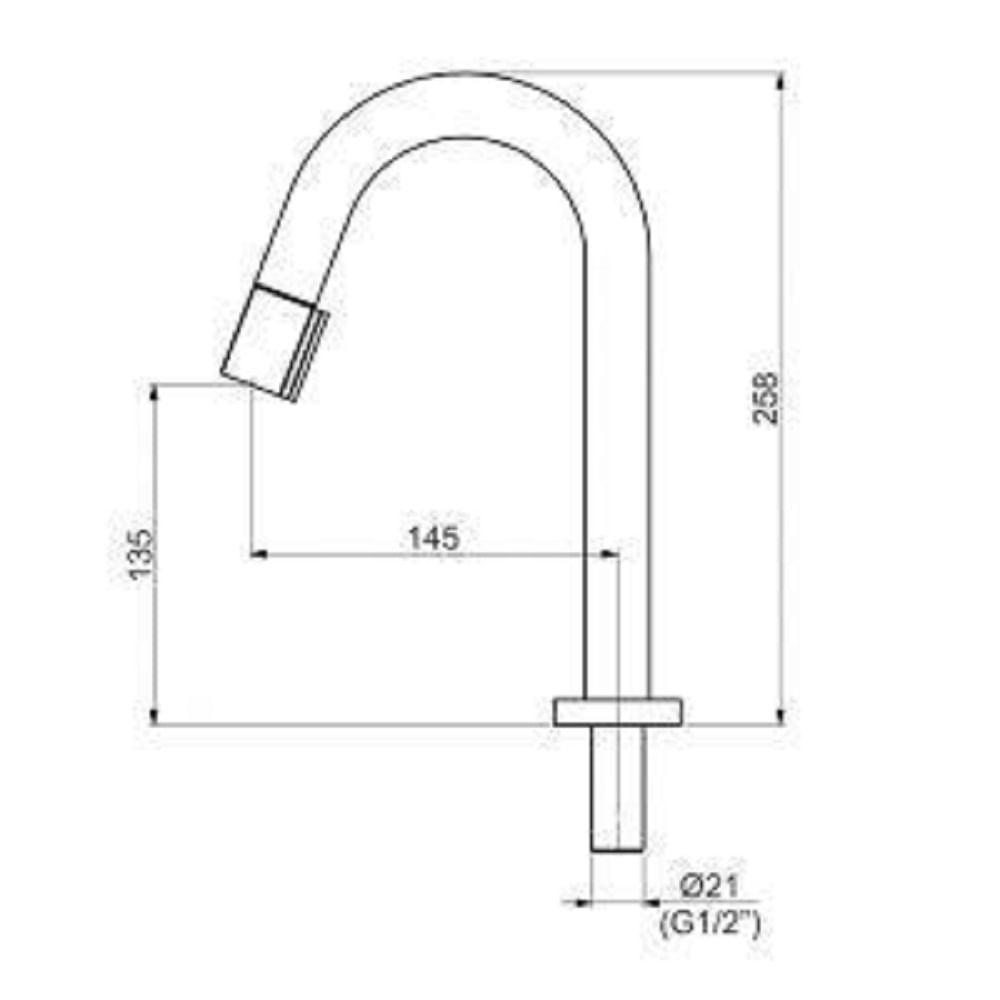 Torneira Lavatorio Perflex Open De Mesa Cromada 10745610 - 3