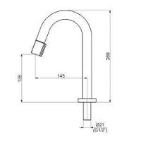 Torneira Lavatorio Perflex Open De Mesa Cromada 10745610 - 3