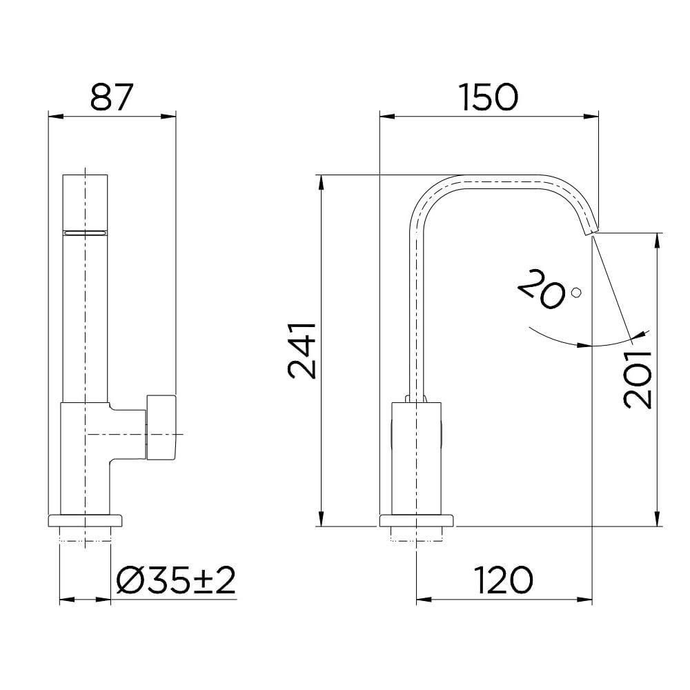 Torneira Lavatório De Mesa Docol Next Cromada 00644006 - 2