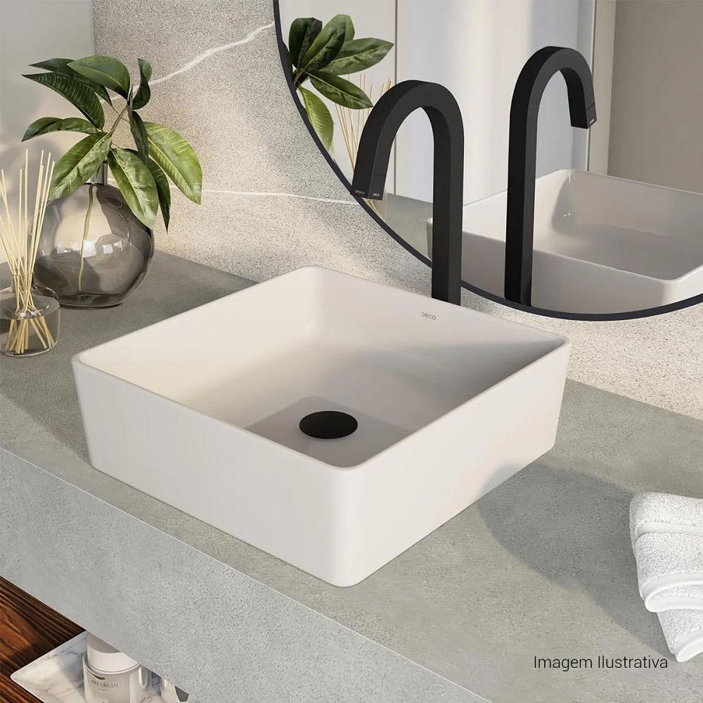 Torneira Lavatório Bica Alta Deca Tube Bl Mt 1198.Bl.Tub.Mt - 2