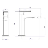 Torneira Lavatorio Mesa Bica Media Deca Level 1193.gl26.rd - 4