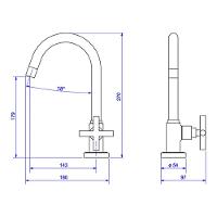 Torneira Lavatorio Alta Deca Duna Classica Cromado 1198.c64 - 6