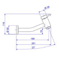 Torneira Lavatorio Deca Link Parede Cromada 1178.c.lnk - 2