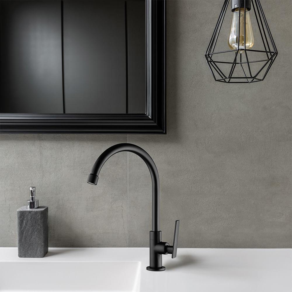 Torneira Lavatorio Lorenzetti Loren Studio Black 7048650 - 2