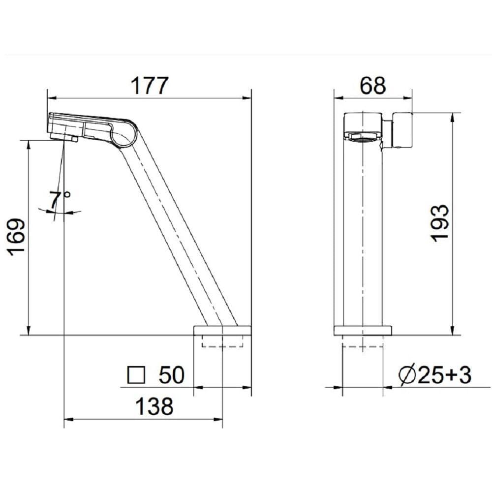 Torneira Lavatorio Mesa Docol Stillo Cobre Escovado 00820269 - 4