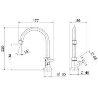 Torneira Lavatorio Bica Alta Docol Nova Pertutti Cr 00903906 - 2