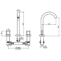 Torneira Misturador Lavatorio Perflex Week B. Movel 10750210 - 2
