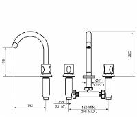 Torneira Misturador Lavatorio Perflex Onda Cromada 10727910 - 2