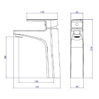 Torneira Misturador Lavatorio Mesa Deca Level 2880.gl26.rd - 6