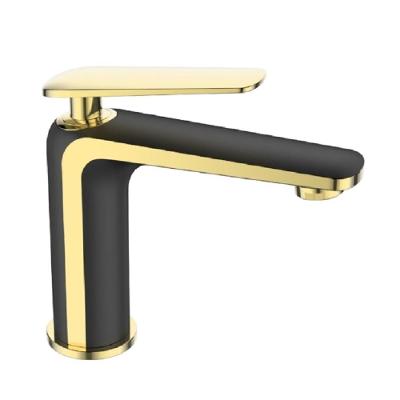Torneira Misturador Lavatorio Lexxa Black Dourado Lx6406bg