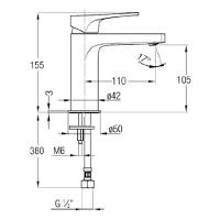 Torneira Misturador Lavatorio Incepa Misano Mesa B5002imcr0 - 2