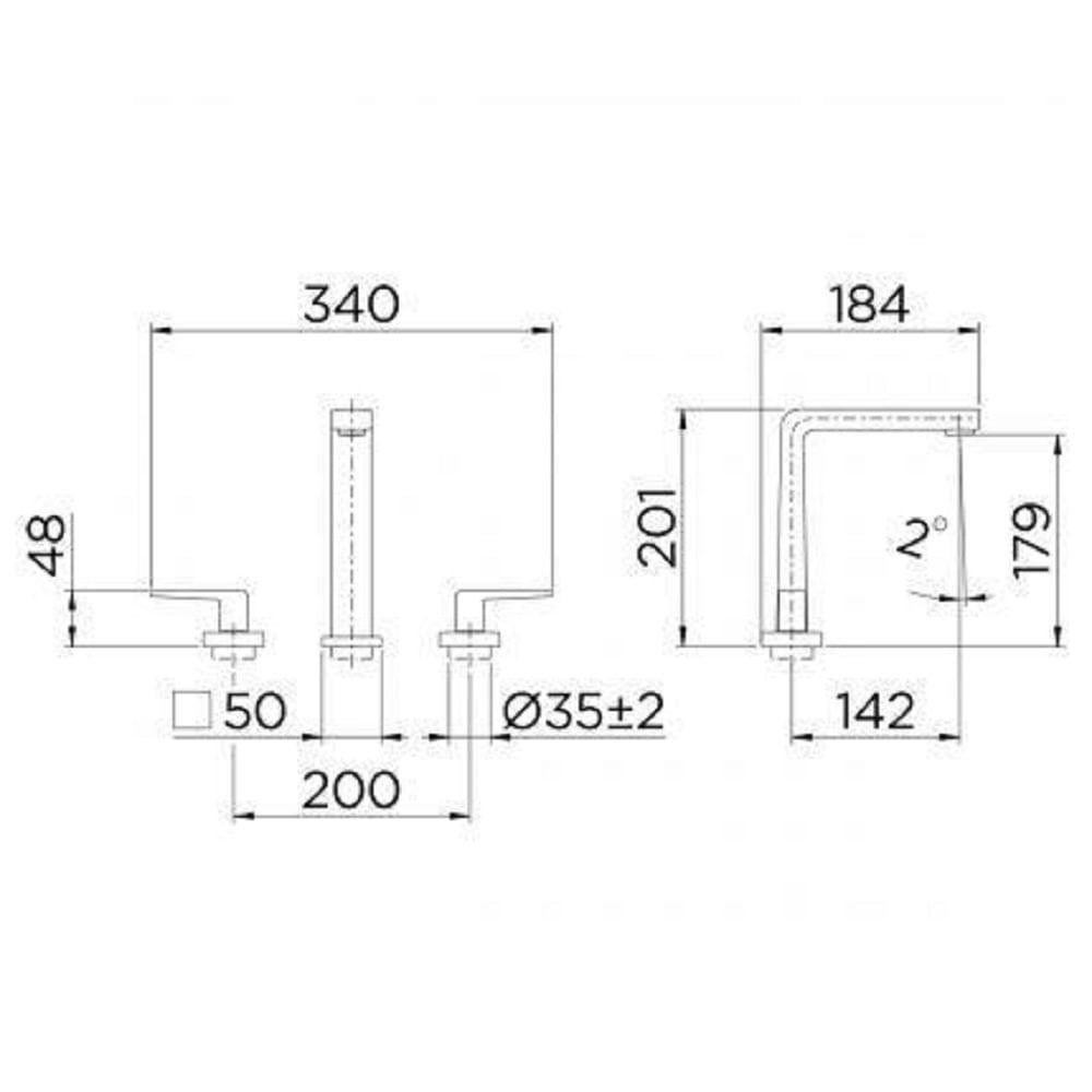 Torneira Misturador Lavatorio Docol Stillo Cobre Pol 820430 - 2