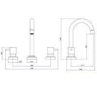 Torneira Misturador Lavatorio Deca Link Me B Alta 1877.c.lnk - 2
