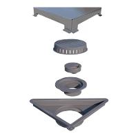 Ralo Linear Elleve Vertex Com Tampa Inox Escovada 5208 - 2