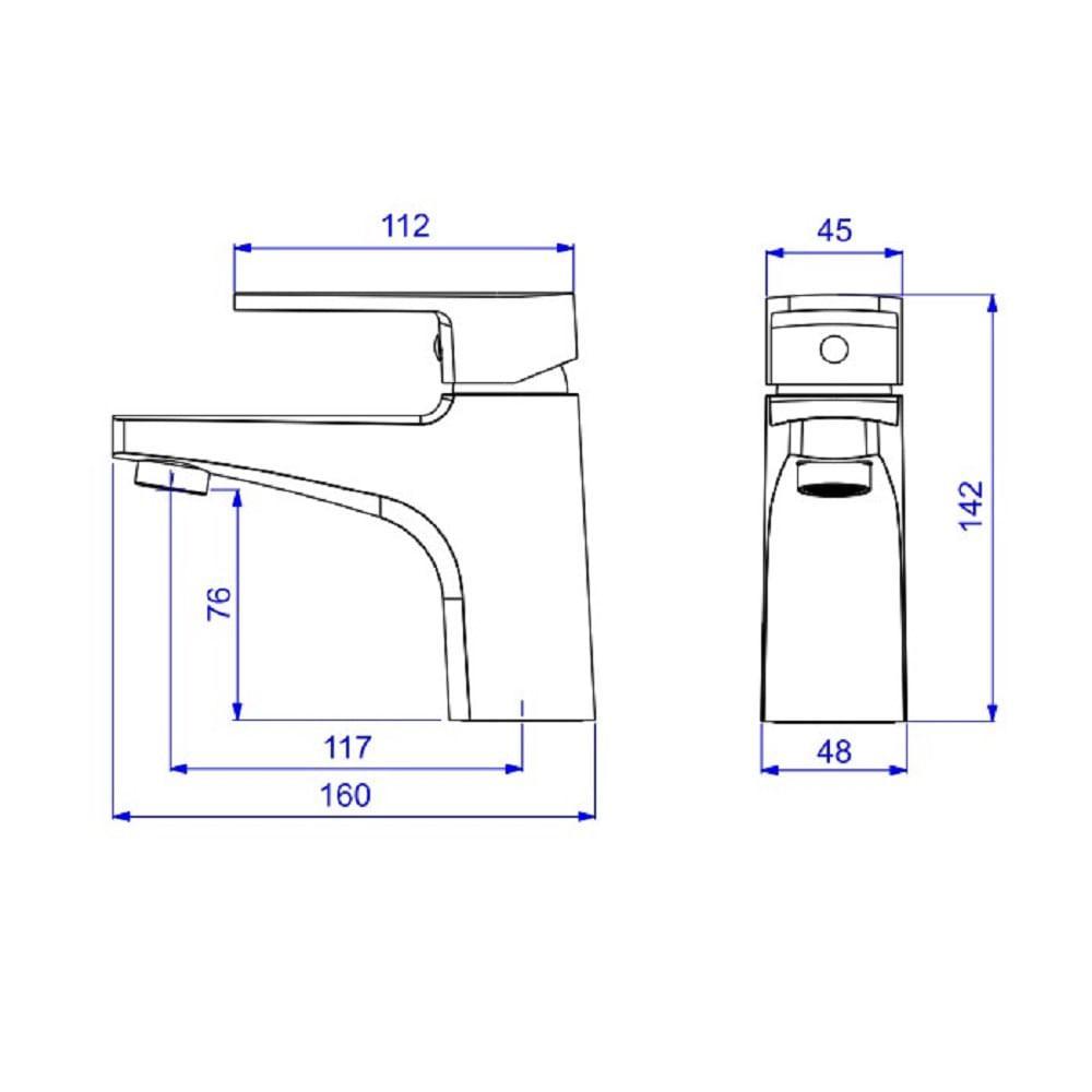 Torneira Misturador Lavatorio Deca Level Bl Mt 2875.bl26.mt - 2