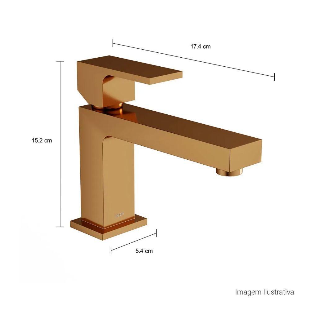 Torneira Monocomando Deca Baixa Unic Red Gold 2875.gl90.rd - 2
