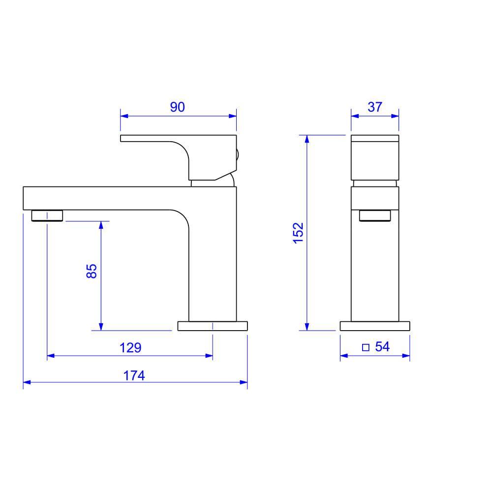 Torneira Monocomando Deca Baixa Unic Red Gold 2875.gl90.rd - 3