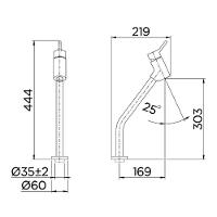 Torneira Monocomando Docol Coldstart Loggica Cromada 574606 - 2