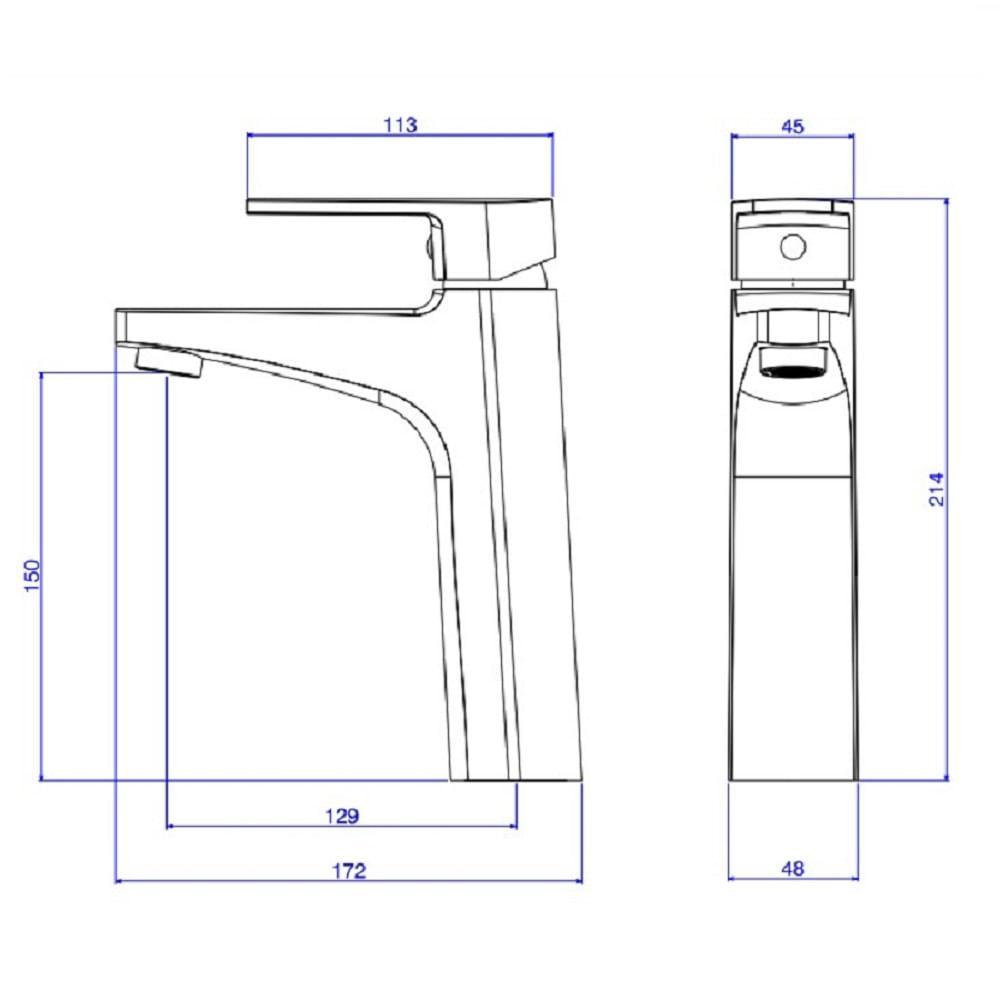 Torneira Monoc. Lavatorio Deca Level Black Noir 2880.bl26.no - 4