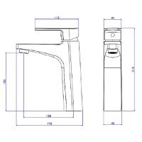 Torneira Monoc. Lavatorio Deca Level Black Noir 2880.bl26.no - 4