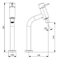 Torneira Monocomando Cozinha Celite Basic Ba Cr B5021c7cr0 - 2