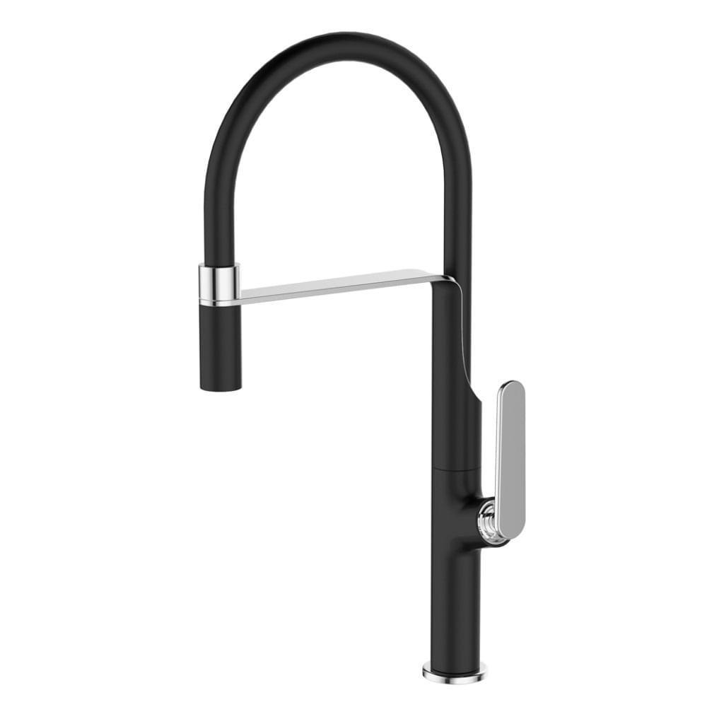 Torneira Misturador Lexxa Gourmet B. Removivel Bk Mt Lx1238b - 1