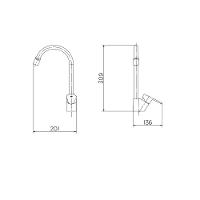 Torneira Misturador Monocomando Cozinha Docol Gali Cr 934606 - 2