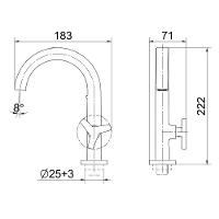 Torneira Para Lavatorio De Mesa Docol City Cromada 876306 - 2