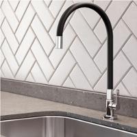 Torneira Para Cozinha Mesa Docol Galiflex Preta/cr 966957 - 2