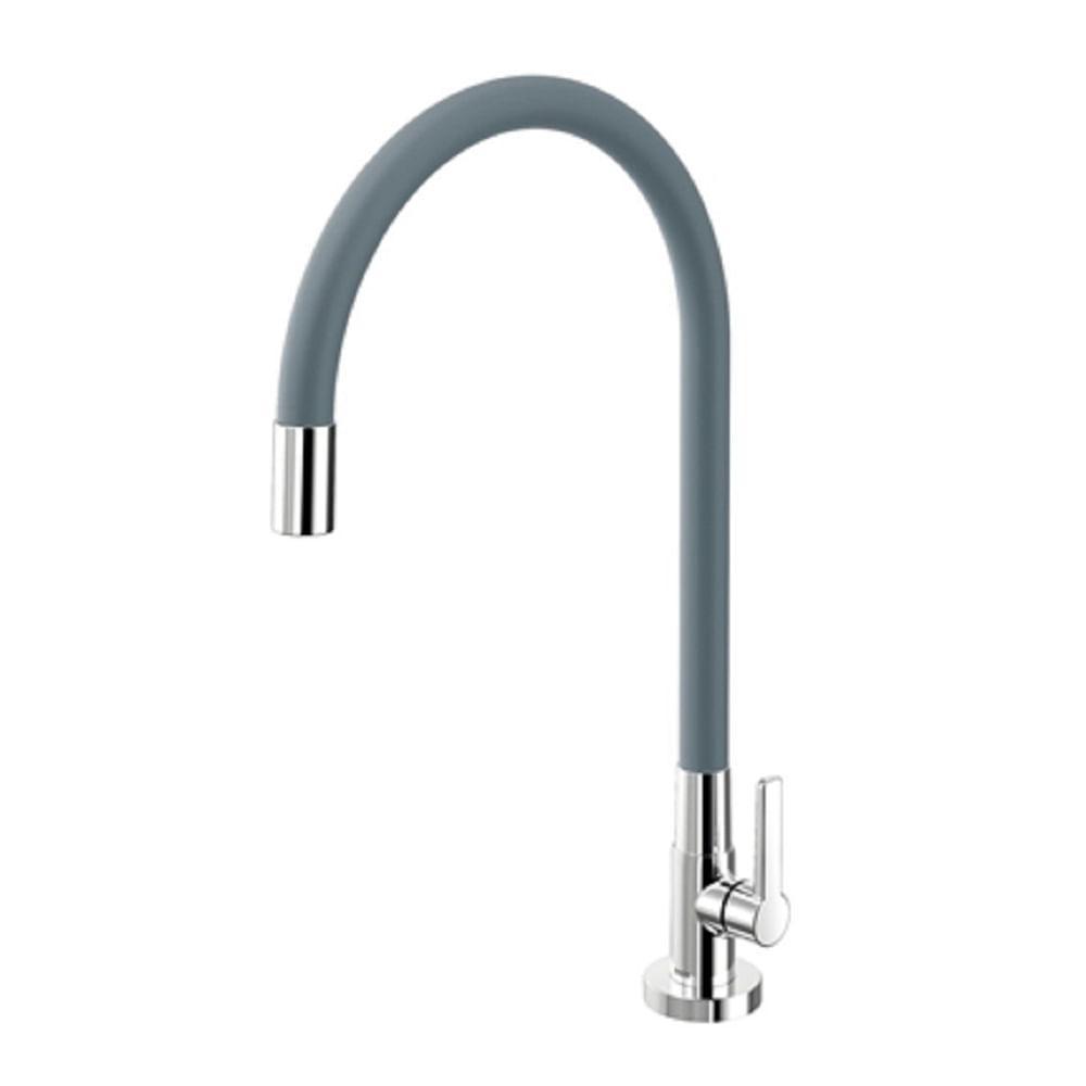 Torneira Para Cozinha Mesa Docol Galiflex Cinza/cr 966963 - 5