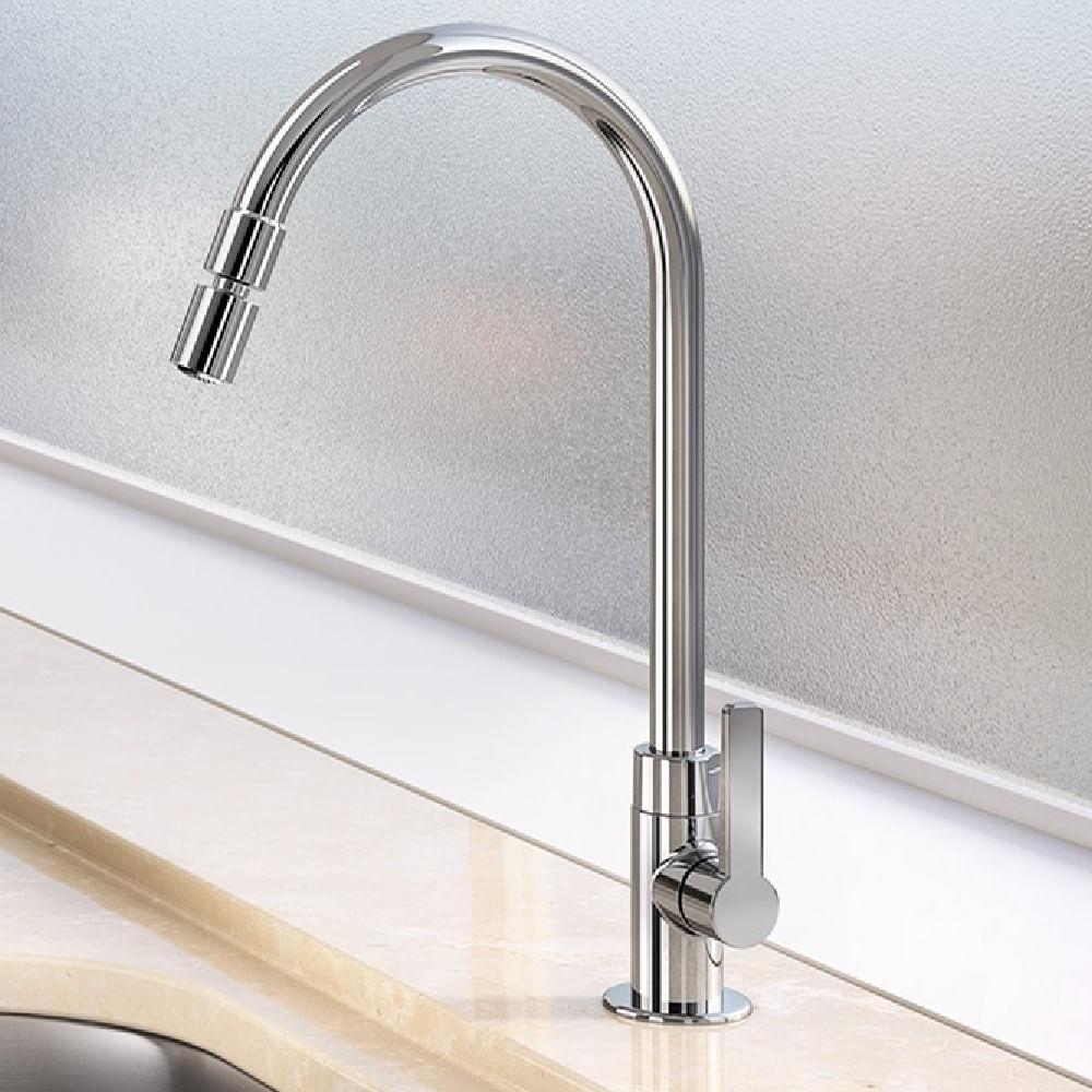 Torneira Para Cozinha De Mesa Bica Alta Docol Gali Cr 801306 - 2