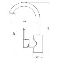 Torneira Monocomando Perflex 2877 C78 Week 10750610 - 3