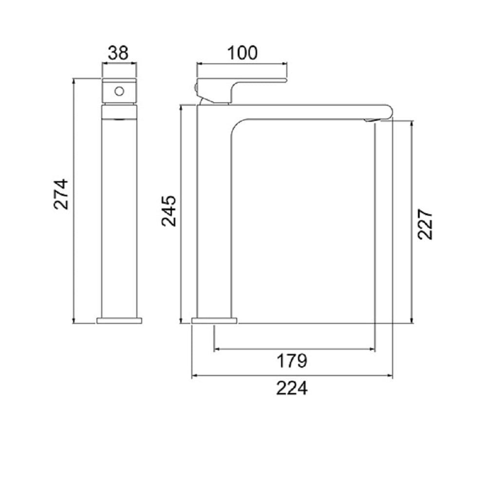 Torneira Monocomando Lorenzetti Loren Like Cromada 7048521 - 2
