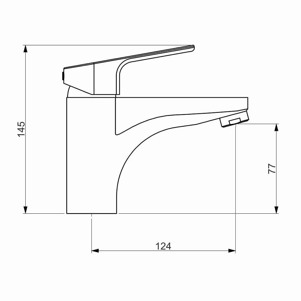 Torneira Monocomando Lavatório Mesa Perflex Led 10752810 - 3