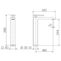 Torneira Monocomando Lavatorio Docol New Edge Graf 00925470 - 2