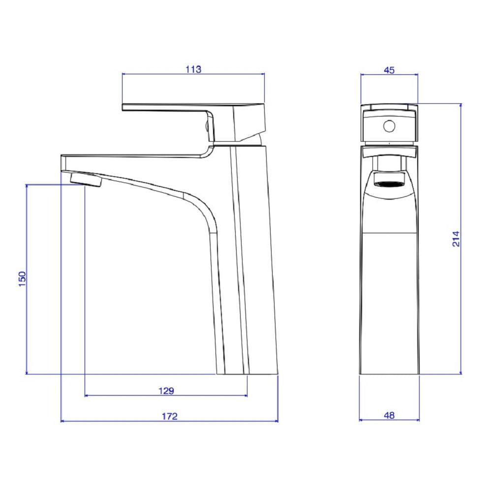 Torneira Monocomando Lavatorio Deca Level Bl Mt 2880.bl26.mt - 4