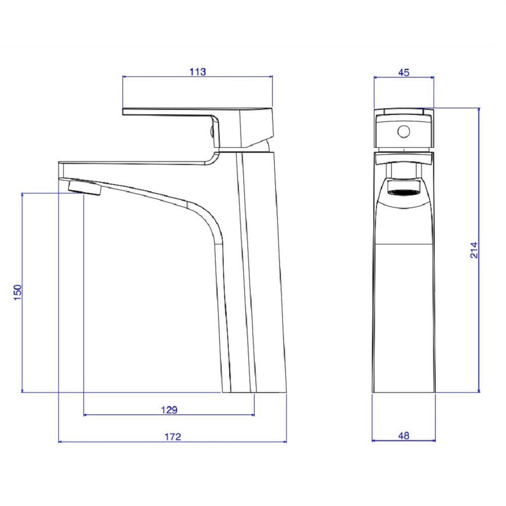 Torneira Monocomando Lavatorio Deca Level Cromado 2880.C26 - 3