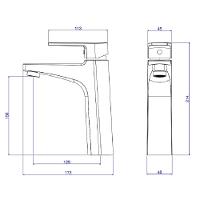 Torneira Monocomando Lavatorio Deca Level Cromado 2880.C26 - 3