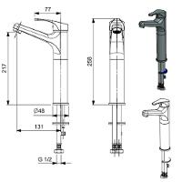 Torneira Monocomando Lavatorio Celite Ecoline Cr B5003cdcr0 - 2