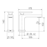 Torneira Monocomando Docol New Edge Cobre Escovado 00925369 - 3